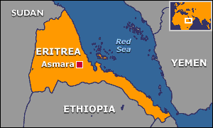 [map of Eritrea]