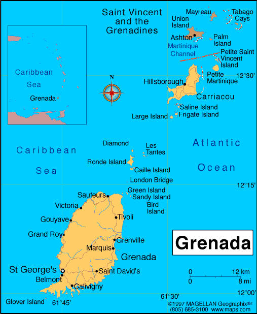 [ map of Grenada ]