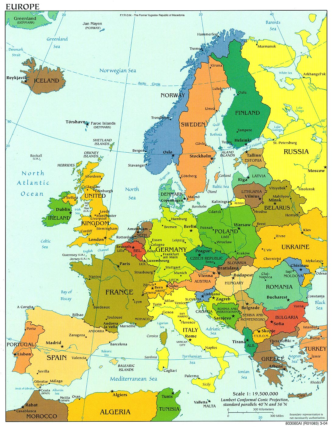[map of Europe]
