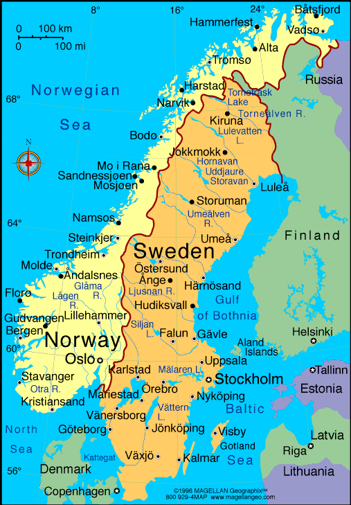 [map of Sweden]