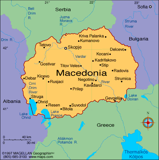 [ Map of Macedonia ]